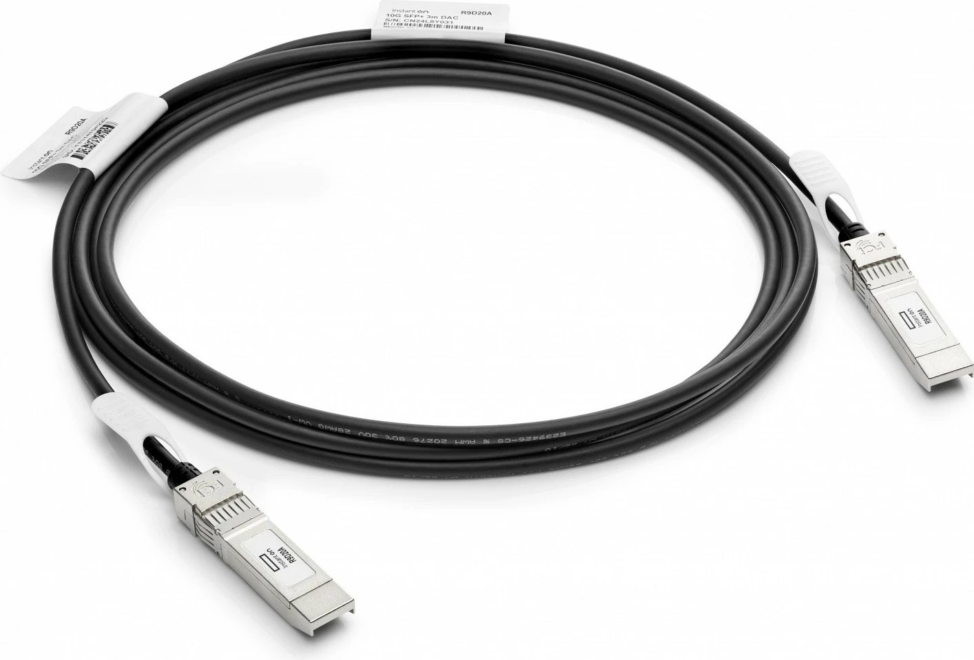 Kabllo DAC SFP+ Hewlett Packard Enterprise Aruba IOn 10G, 3m, R9D20A