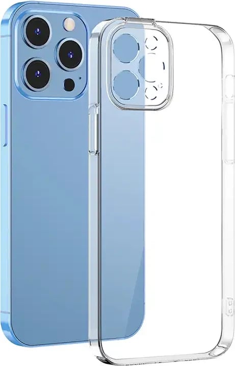 Mbështjellës Baseus Crystal Series Ultra-Thin për iPhone 13 Pro, transparent, me xham të fortë dhe komplet pastrimi