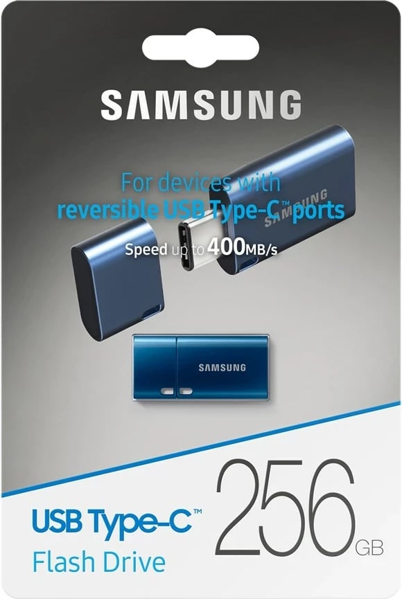 USB flash Samsung MUF-256DA, 256 GB, USB Type-C 3.2, Blu