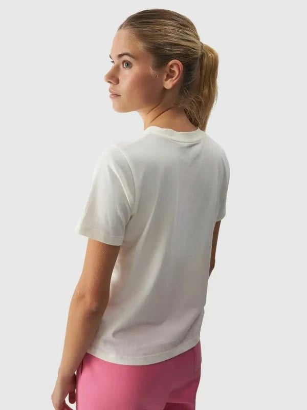 Pantallona sportive femra 4F, rozë