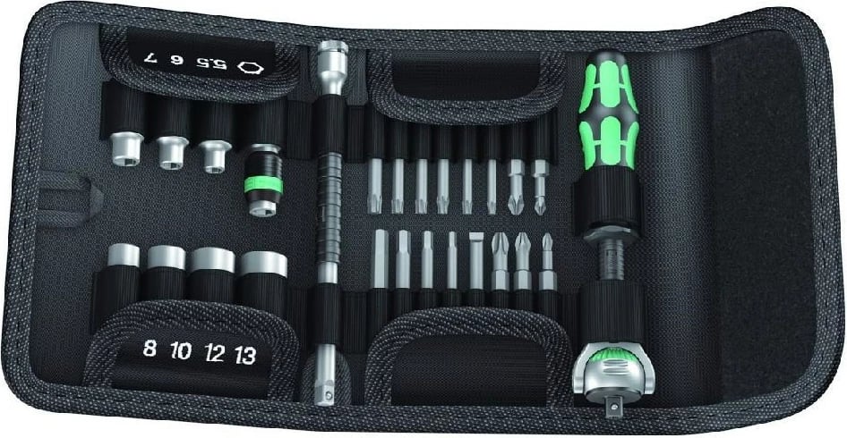 Set çelësa dhe bita Triton 051045, 26 pjesë