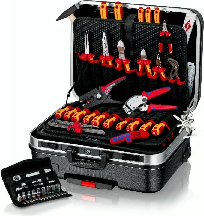 Kasë veglash Knipex BIG Basic Move Elektro+, e zezë, 11.6 kg