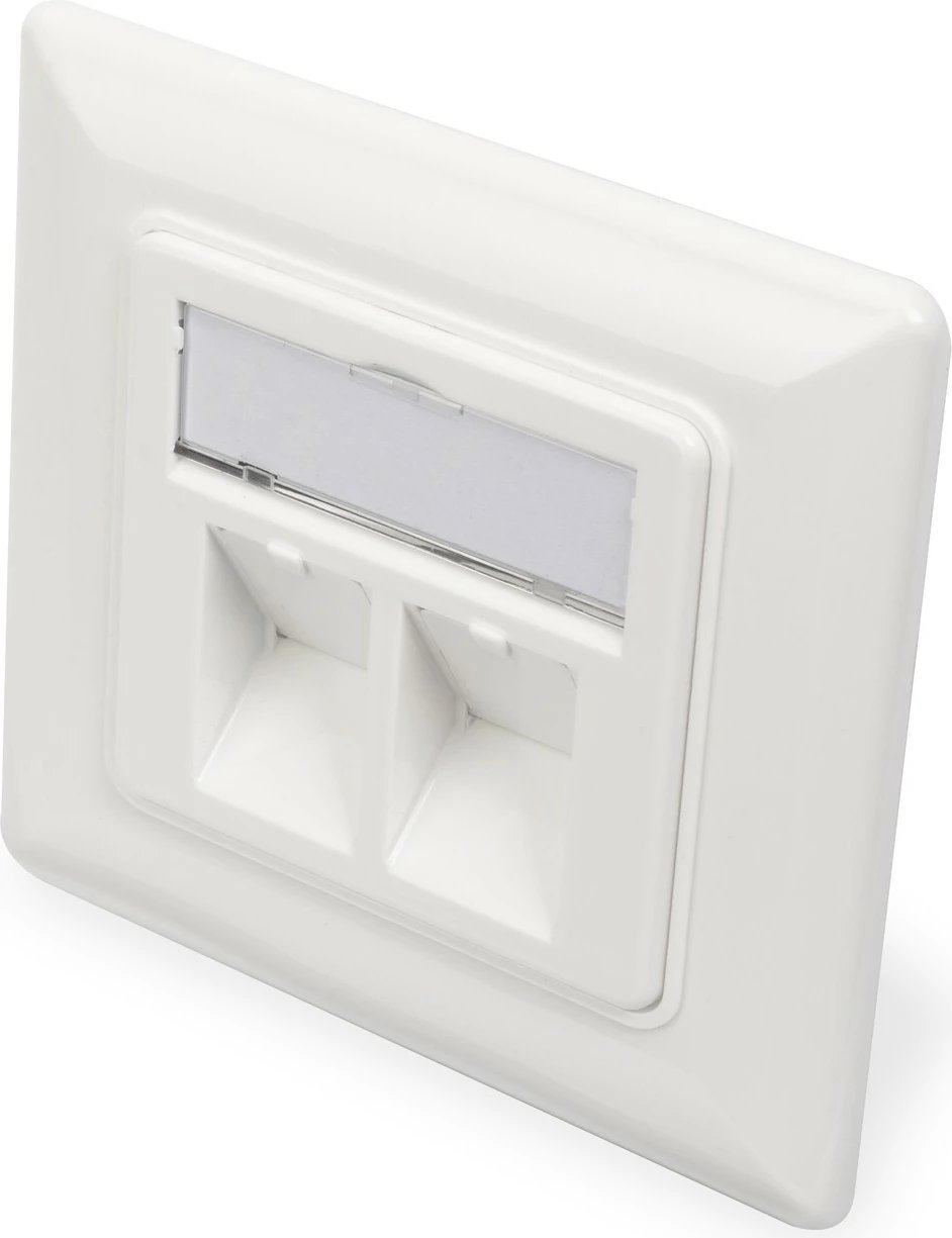 Panel Keystone Digitus 2 porta, i bardhë