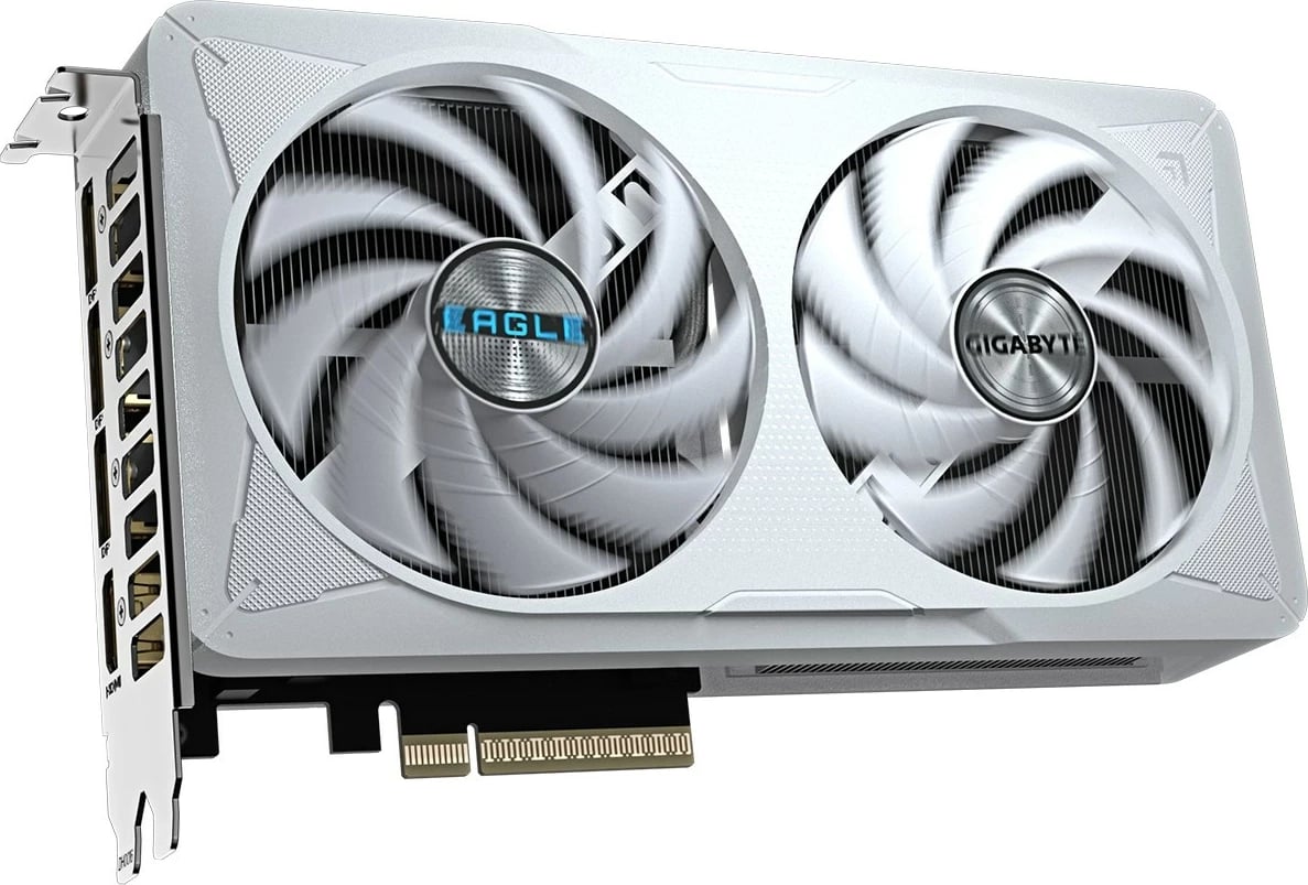 Kartelë grafike Gigabyte GeForce RTX 5060 EAGLE OC ICE 8G, 8 GB GDDR7, e bardhë