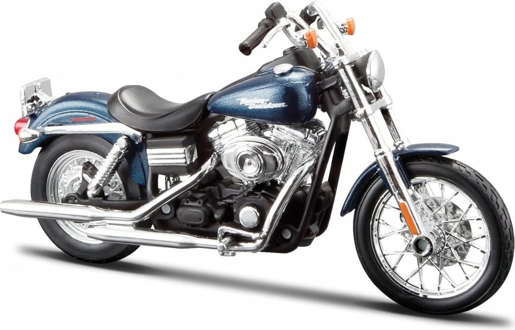 Model motoçiklete Maisto Harley Davidson FXDBI 2006, 1:12, zi/blu