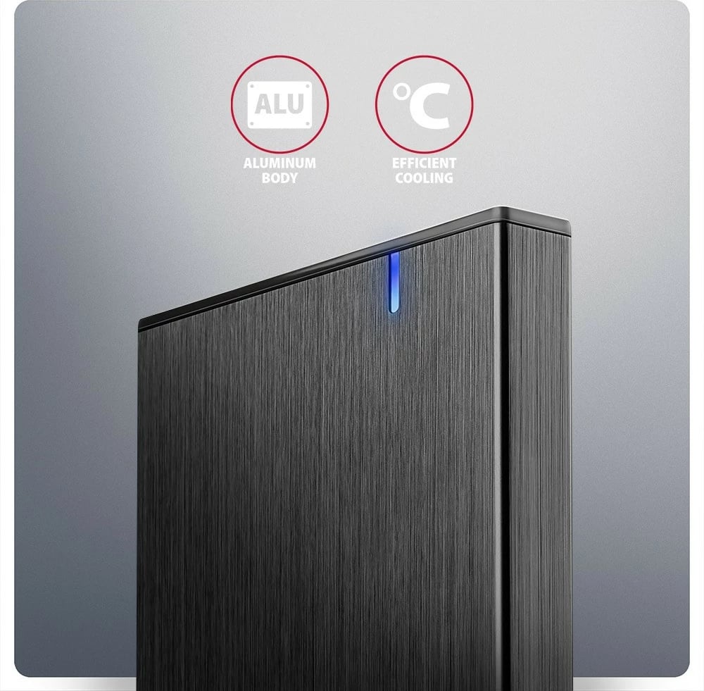 Kasë e jashtme AXAGON EE25-XA6C, 2.5", USB-C 3.2 Gen 1, Alumini, E zezë
