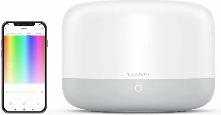 Llambë nate smart Yeelight D2, WRGB, Wi-Fi, YLCT01YL, Bardhë