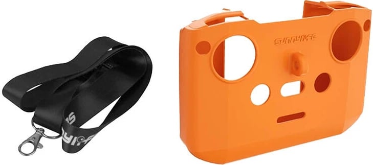 Mbështjellës silikoni Sunnylife për DJI RC-N1/RC-N2/RC-N3, portokalli