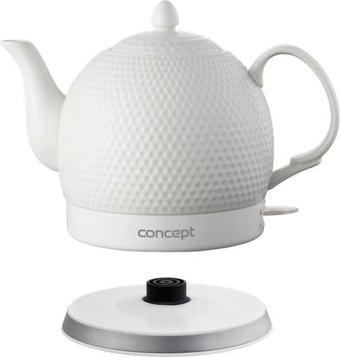 Ibrik elektrik qeramike Concept RK0050, 1.2L, Bardhë
