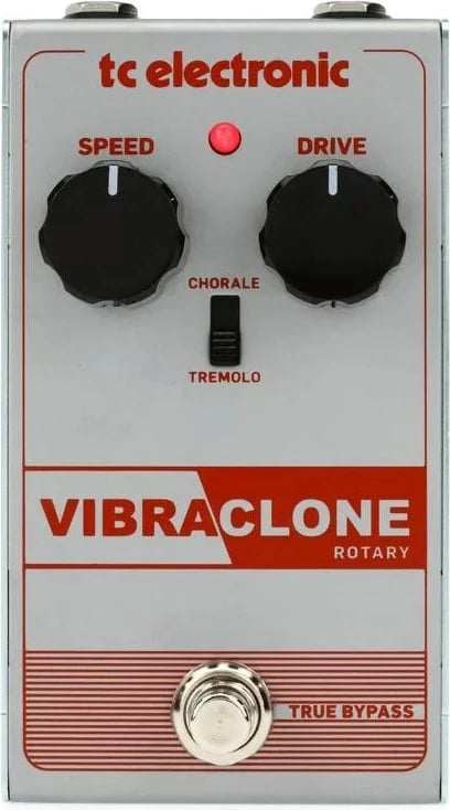 Efekt kitarre TC Electronic Vibraclone Rotary, 34000163, me kabllo, argjend
