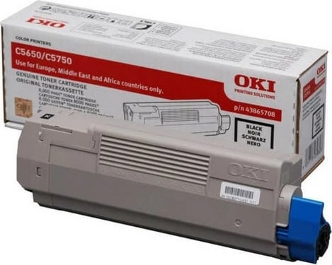 Toner OKI 43865708, 8000 faqe, i zi, 1 copë