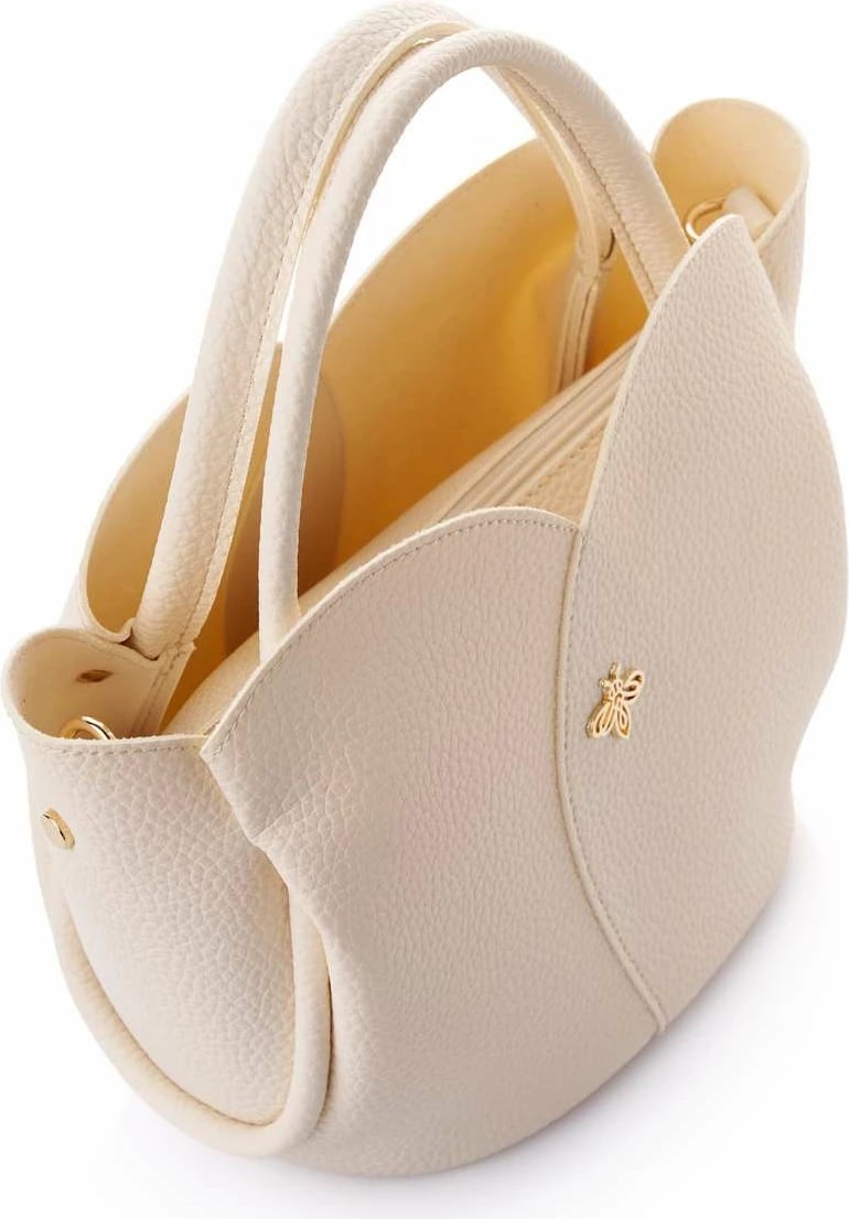 Çantë shpatullë Lucky Bees, Arden, ngjyrë krem