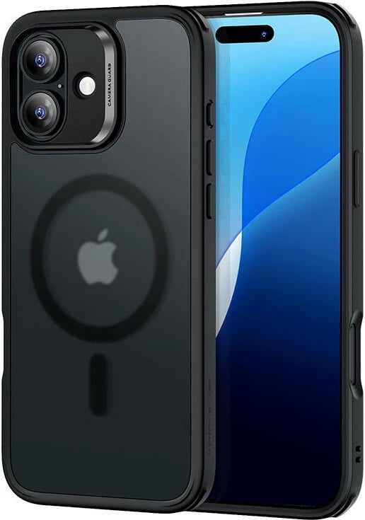 Mbështjellës ESR Hybrid Case HaloLock për iPhone 16, i zi