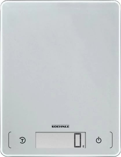 Peshore kuzhine digitale, Soehnle, Page Comfort 300 Slim 61504, kapacitet 10 kg, gri