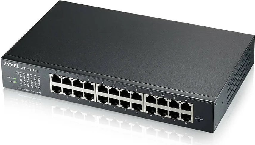 Switch Zyxel GS1915-24E, 24 porta Gigabit, Desktop/Rack, i zi