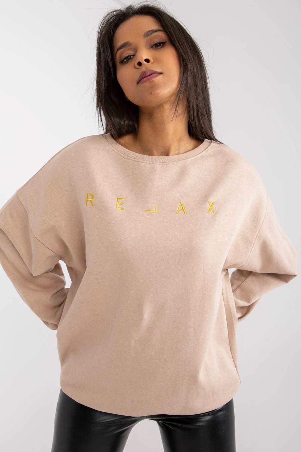 Sweatshirt femra Ex Moda 170409, bezhë
