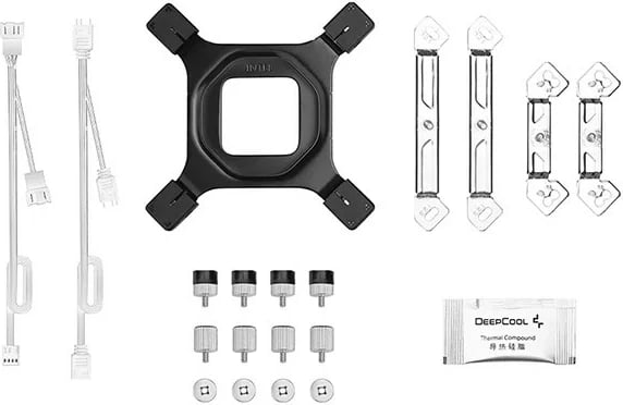 Kasë ftohëse Deepcool AG620 White ARGB V2, 2 ventilatorë, 6 tuba termikë, e bardhë
