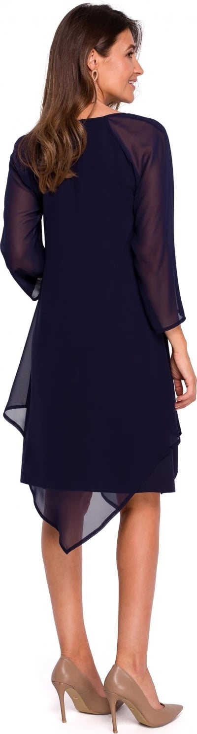 Fustan koktej Stylove model 132589, blu e errët