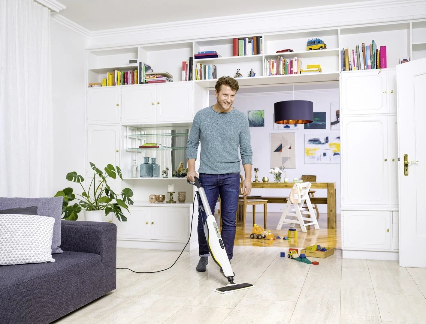 Pastrues me avull Kärcher SC 3 UPRIGHT, 0.5 L, 1600 W, i Bardhë