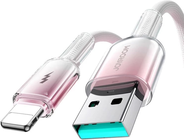 Kabllo USB-A në Lightning Joyroom S-A42, 1.2m, e bardhë