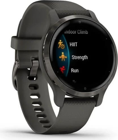 Smartwatch Garmin Venu 2S, 40 mm, AMOLED, GPS, Grafit/zi