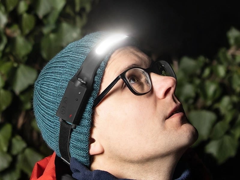 Llambë koke Tracer MOVE me sensor lëvizjeje, 350 lumen, e zezë
