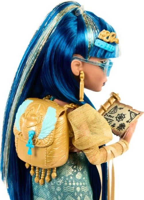 Kukull Monster High Mattel Cleo de Nile HXH74 me aksesorë