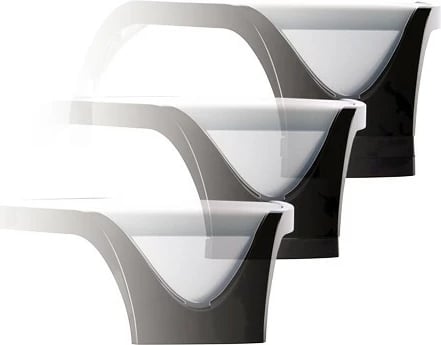 Mbajtëse monitori Fellowes Smart Suites, 3 nivele lartësie, deri 21 inç, e zezë