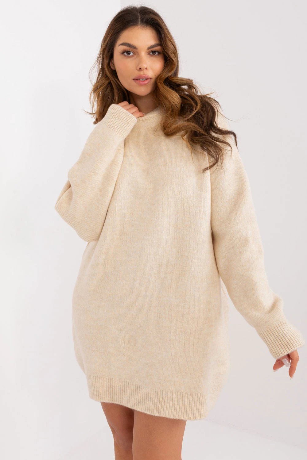 Fustan Badu model 199623, bezhë
