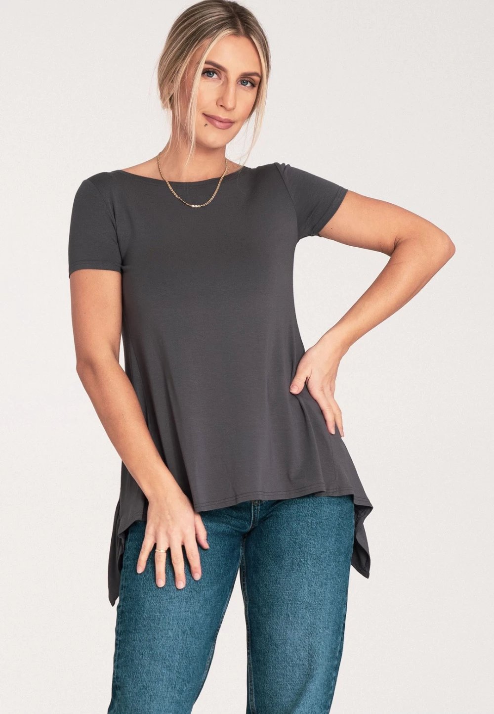 Bluzë Figl model 204336, gri