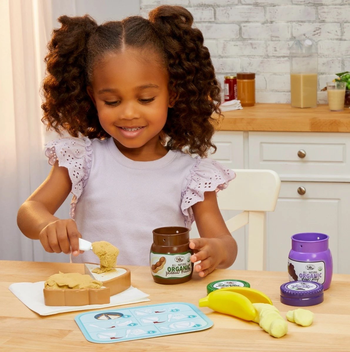 Set lodrash Little Tikes Creative Chefs Sandwiches, gjalpë kikiriku dhe reçel, shumëngjyrësh Set lodrash Little Tikes Creative Chefs Sandwiches, gjalpë kikiriku dhe reçel, shumëngjyrësh