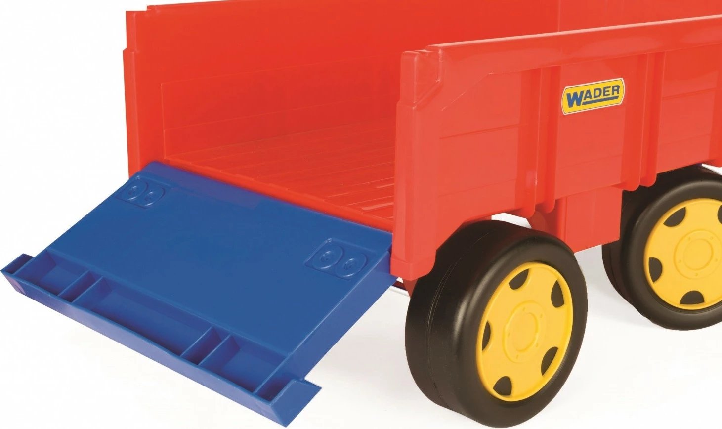 Karrocë lodër Wader Gigant Trailer Cart 95 cm, plastikë, kuqe/kaltër