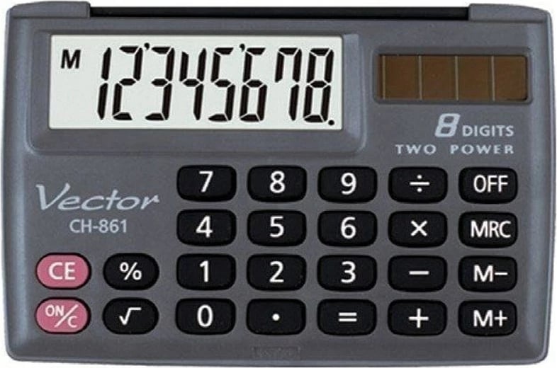 Kalkulator xhepi Vector KAV CH-861, 8 shifra, i zi