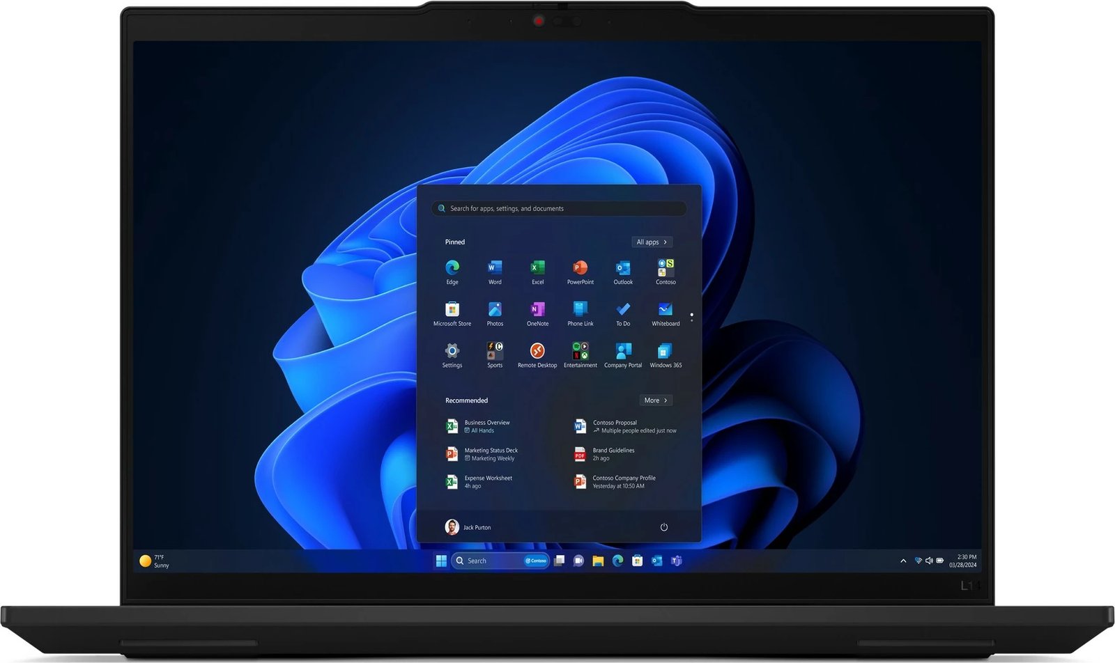 Laptop Lenovo ThinkPad L14, 14", AMD Ryzen 5 PRO, 16GB RAM, 512GB SSD, AMD Radeon 660M, i zi  (DE keyboard)