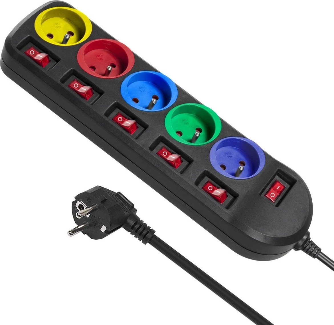 Kasë Maclean MCE204M me 5 dalje, 1.5m, shumëngjyrëshe, me çelësa individual