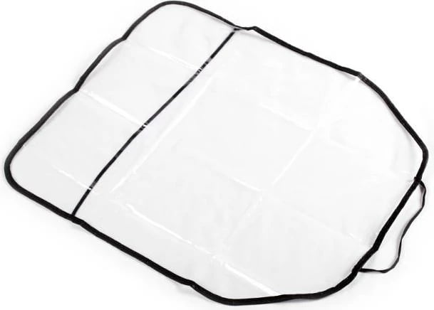Mbrojtës për shpinën e sediljes, CARETERO, PVC, madhësi universale 44x55 cm, transparent
