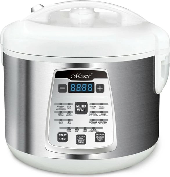Multicooker Feel-Maestro MR-792, 5L, 17 programe, 700W, argjendtë/bardhë
