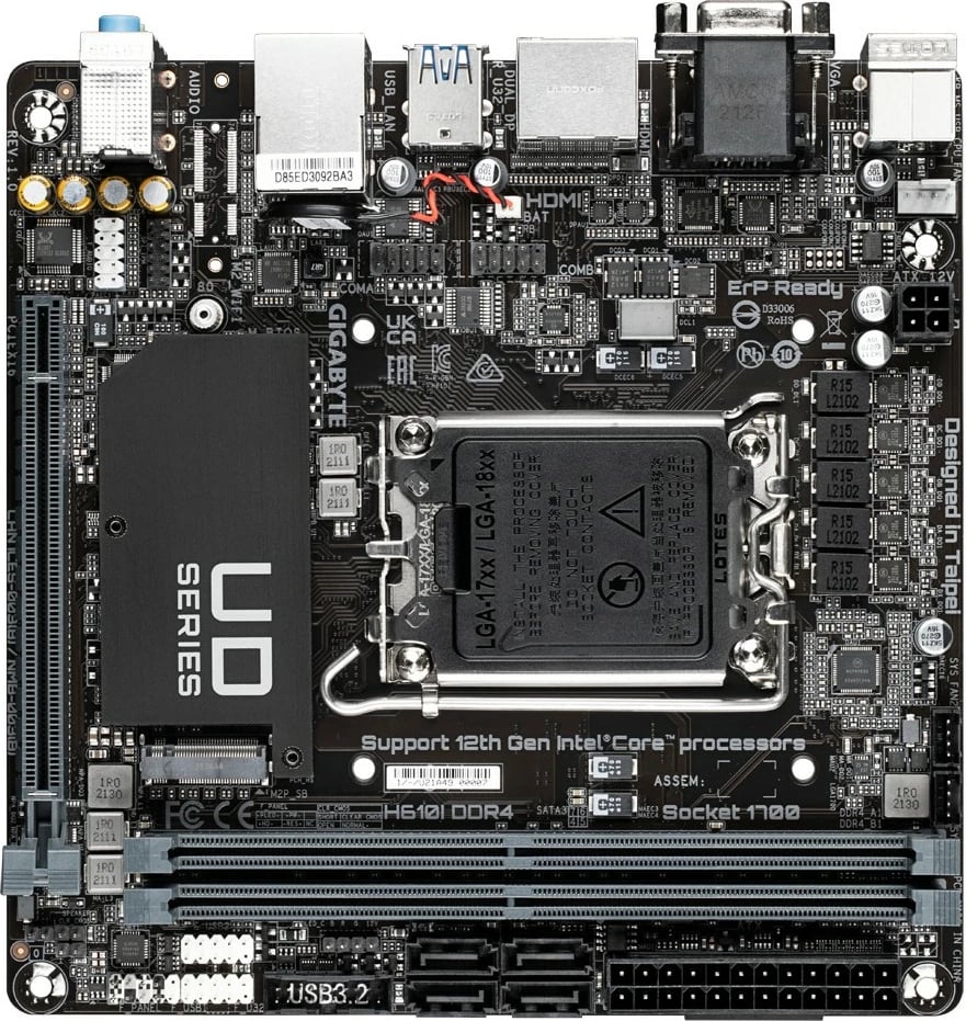 Pllakë amë Gigabyte H610I DDR4 H ITX