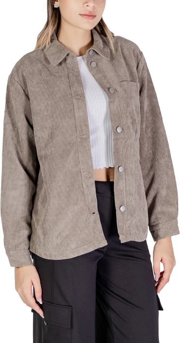 Camicia Jacqueline De Yong për femra, beige