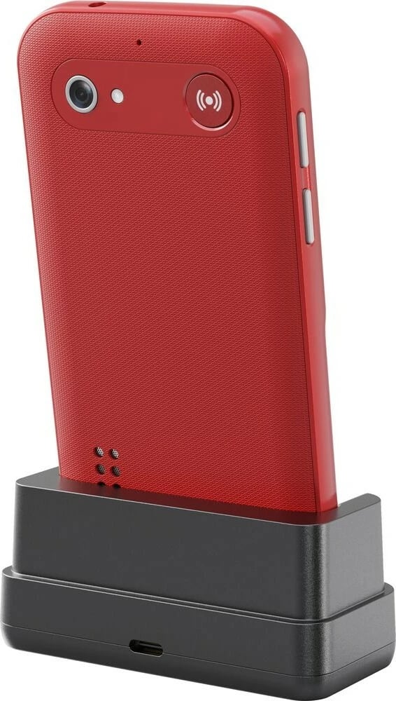 Celular Doro Leva L10, Single SIM, 2.4", 2 MP, 1150 mAh, Kuq