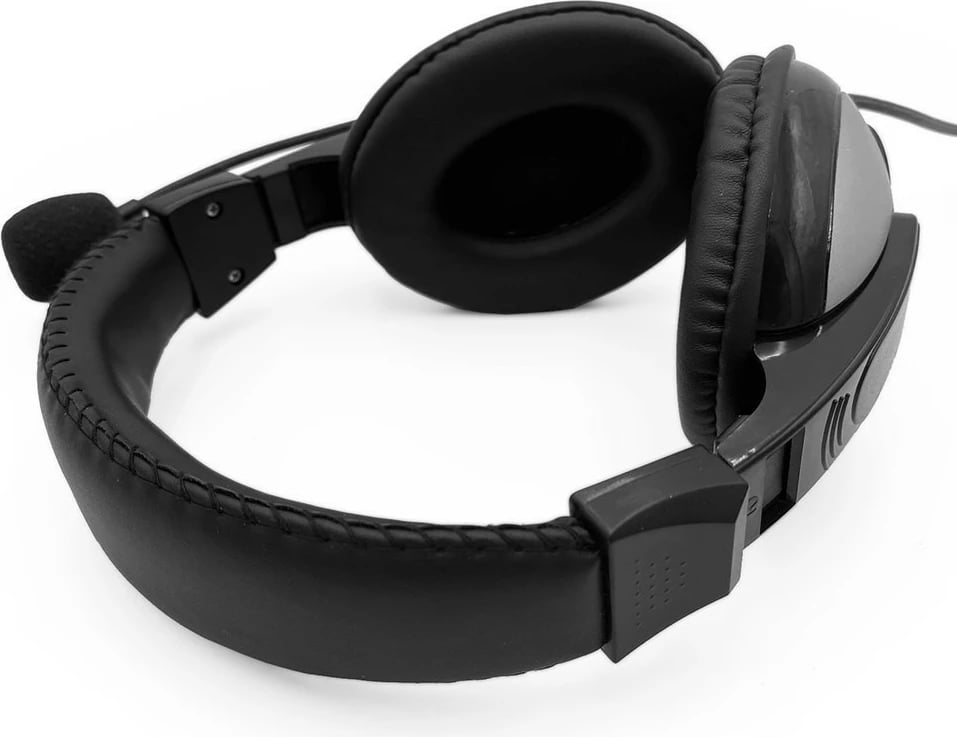 Kufje me mikrofon Media-Tech Turdus Pro MT3603, Stereo, të zeza