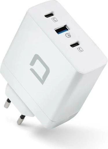 Karikues universal GaN DICOTA PRO 100W, 2x USB-C, 1x USB-A, i bardhë
