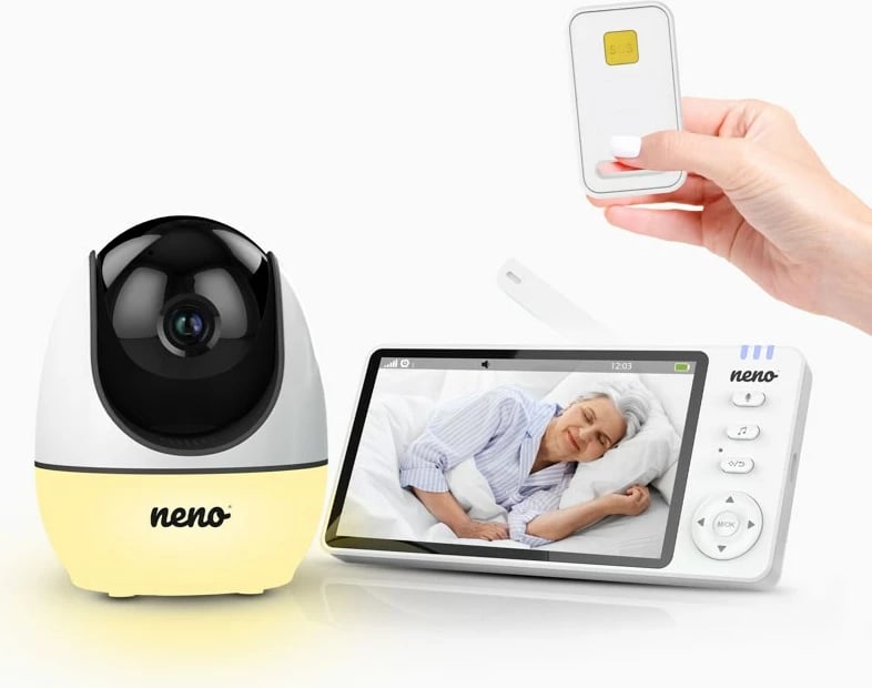 Monitor foshnje neno Ti Amo me ekran 5", funksion SOS, kamerë, bardhë