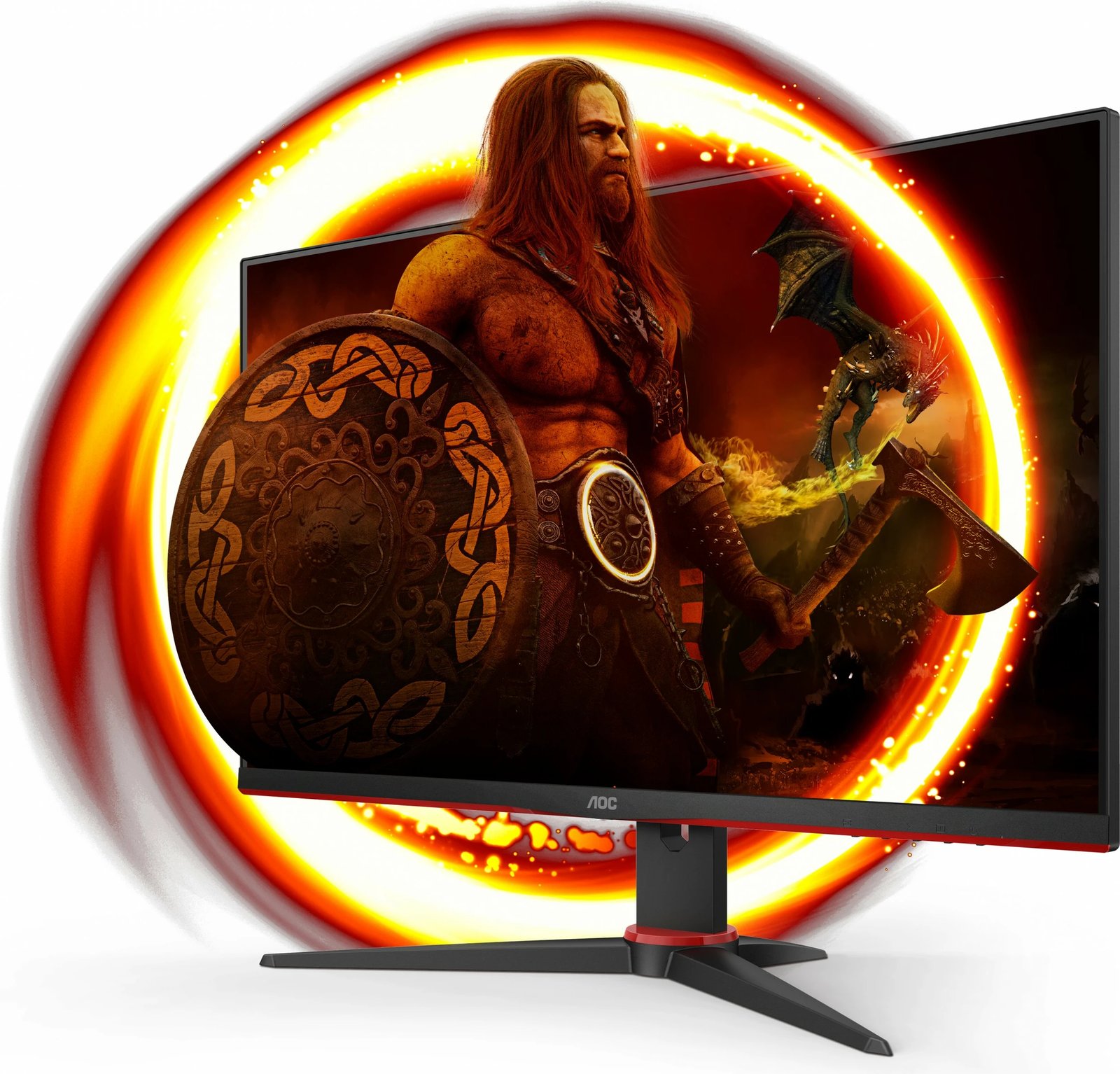 Monitor gaming AOC 24G2SPAE/BK, 23.8", 165Hz, 1ms, IPS, Full HD, i zi
