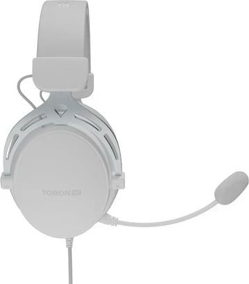 Kufje Genesis Toron 531, me mikrofon të ndashëm, për lojtarë, të bardha