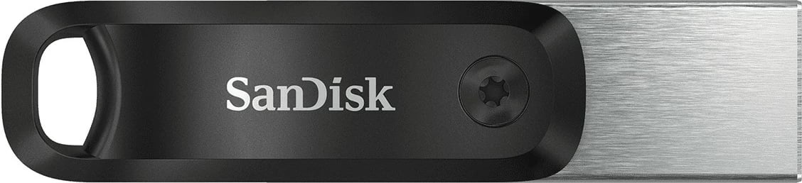 USB SanDisk iXpand, 64 GB, USB Type-A / Lightning, 3.2 Gen 2, i zi, argjendtë
