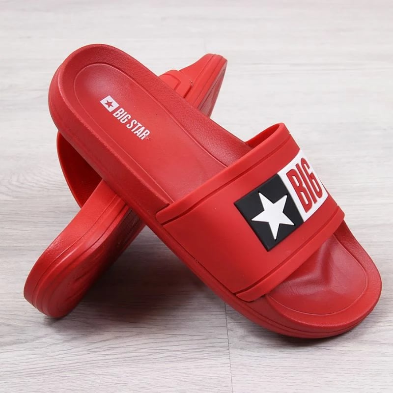 Papuçe për femra Big Star, të kuqe