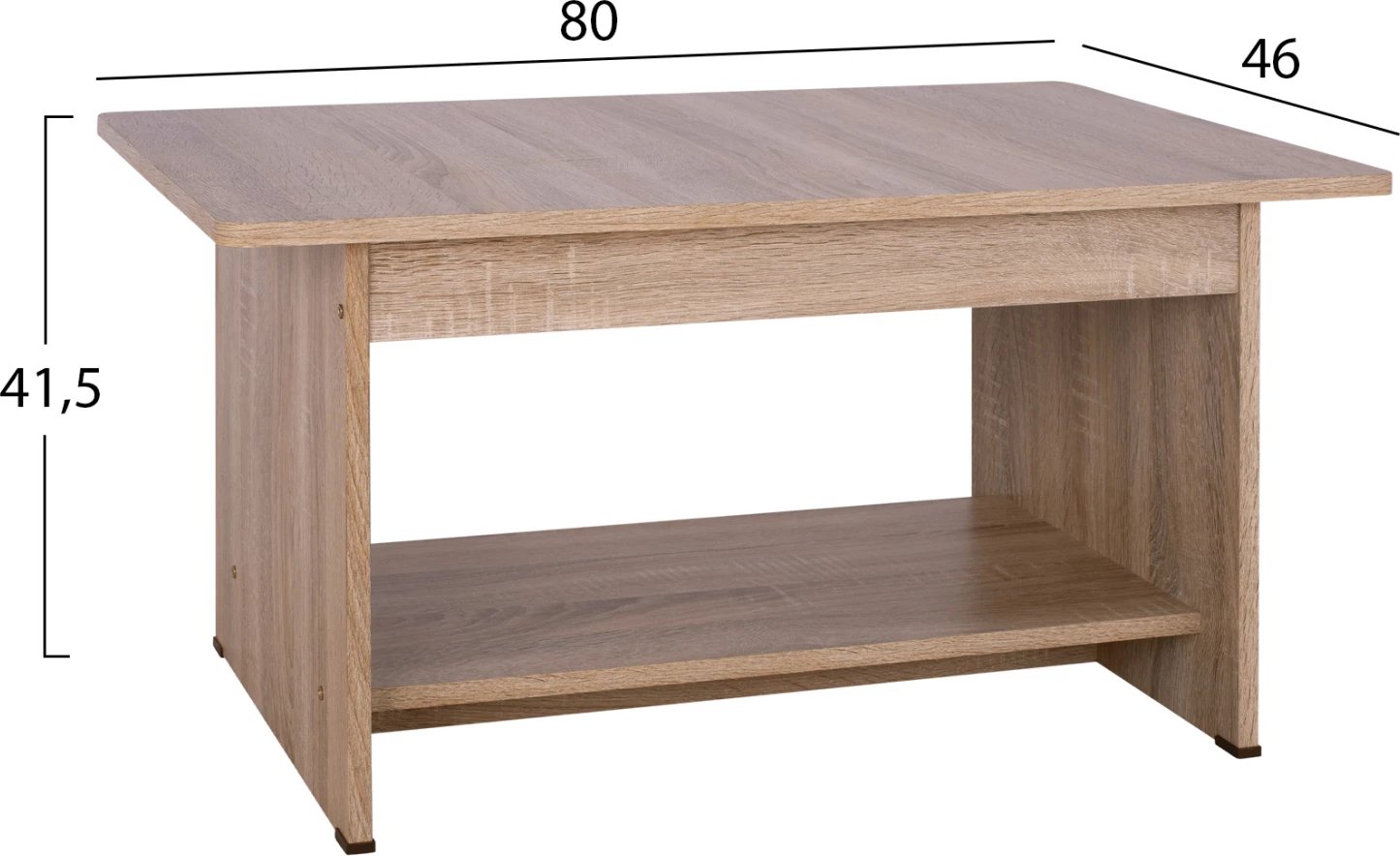 Tavolinë kafeje, ngjyrë sonama, FH2286.02, 80x46x41.5 cm