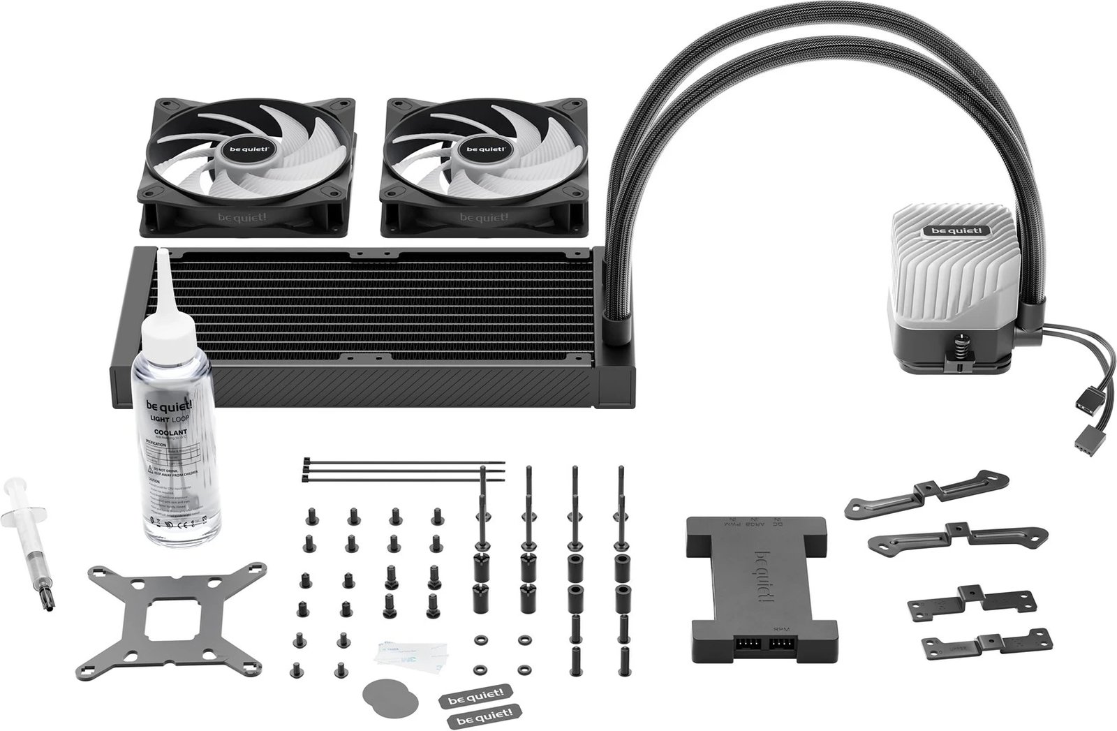 Ftohës uji BE QUIET! LIGHT LOOP 240mm, për procesor, i zi