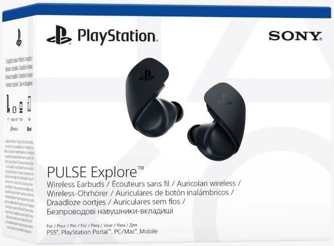 Kufje wireless Sony Pulse Explore PS5, Midnight Black